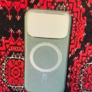 Apple Silver and White Phone Case